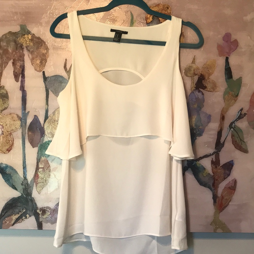 Cream blouse